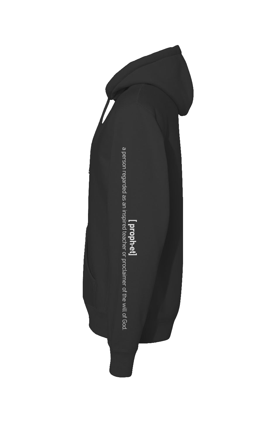 Iconic Script Premium Hoodie - Black/White