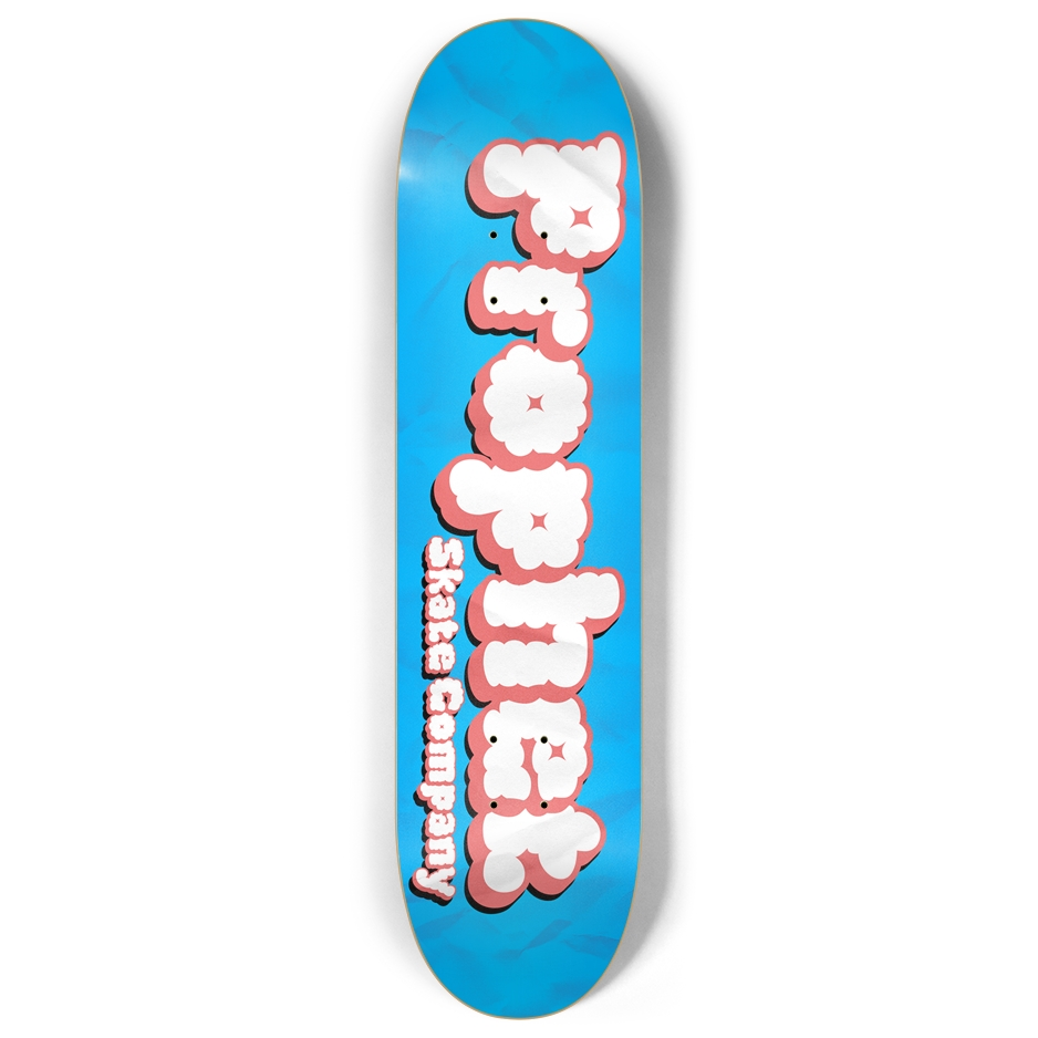 Paper Boy Team 8.00" Deck - Blue/Red/White